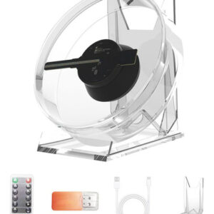 Ventilador De Projeção Holográfica 3d Portátil Usb