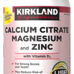 Citrato De Cálcio, Magnésio E Zinco, 500 Tablets Importado
