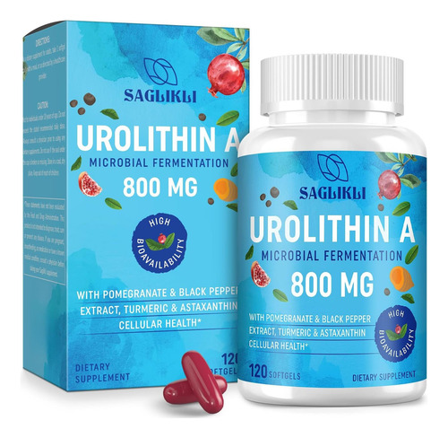 Saglikli Suplemento De Urolitina A De Alta Potência 800mg -