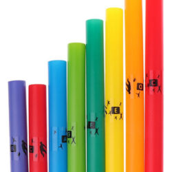 Tubo Musical Da Percussão Ajustada Da Escala Diatônica