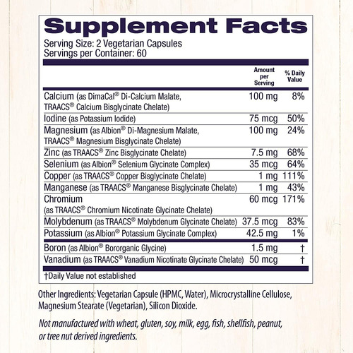 Healthy Origins Multimineral Quelatado - Suplemento De Miner - Imagem 3