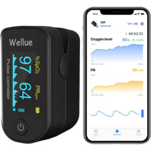 Oxímetro De Pulso Wellue Fingertip Blood Oxygen Bluetooth Bl