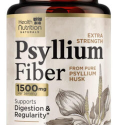 Cápsulas De Casca De Psyllium De Alta Absorção, Suplemento D