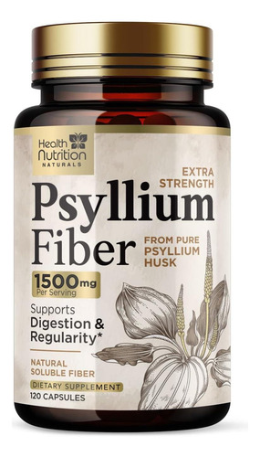 Cápsulas De Casca De Psyllium De Alta Absorção, Suplemento D