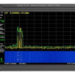 Analisador De Espectro Zs-407 100khz-7,3ghz Ultra P