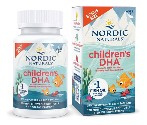 Nordic Naturals Kids Dha 120 Softgels Mastigaveis