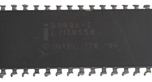 1 Peça De Cerâmica D8086 Cdip-40 De 16 Bits