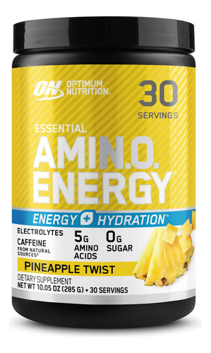 Suplemento Optimum Nutrition Amino Energy Pineapple 30 Serv