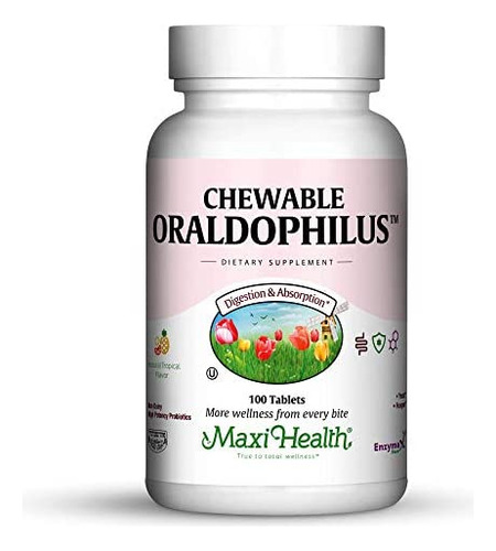 Maxi-health Mastigável Oraldophilus - Não Lácteos - Probiót