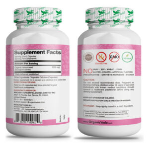 Cápsulas De Sementes De Jamun Orgânicas, Blackberry Indiano