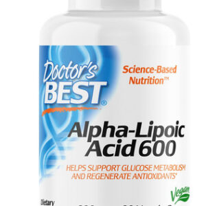 Suplemento De Ácido Alfa-lipóico Doctor's Best 600 60 Cápsul
