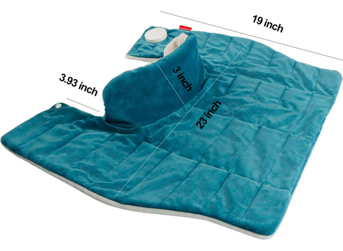 Almofada De Aquecimento Pesada Comfytemp Para Pescoço E Ombr - Imagem 8