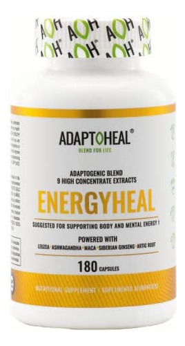 Adaptoheal Energyheal Energy Boost, Suplemento Alimentar Com