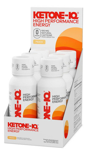 Injeções De Energia De Cetona Ketone-iq Com Cafeína - 100 Mg