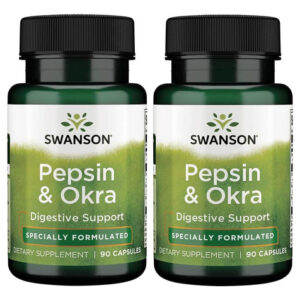 Swanson Premium Brand Pepsin & Quiabo 90 Caps 2 Pack