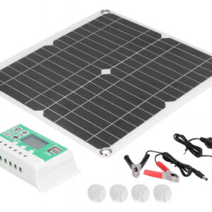 Kit De Panel Solar Con Silicio Monocristalino 40w 18v