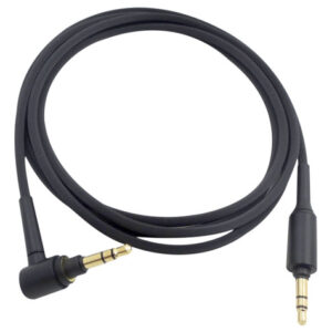 Cabo De Áudio Preto Para Fone De Ouvido Sony Wh-1000xm2, Com