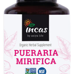 Incas Pueraria Mirifica Orgânica 500mg Extrato De Raiz Em Pó