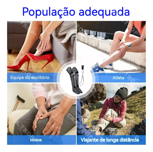 Bota De Compressão Pneumática De Massageador De Pernas Xl001 - Imagem 7