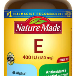 Vitamina E Nature Made 180 Mg (400 Ui) Dl-alpha 300 Cápsulas