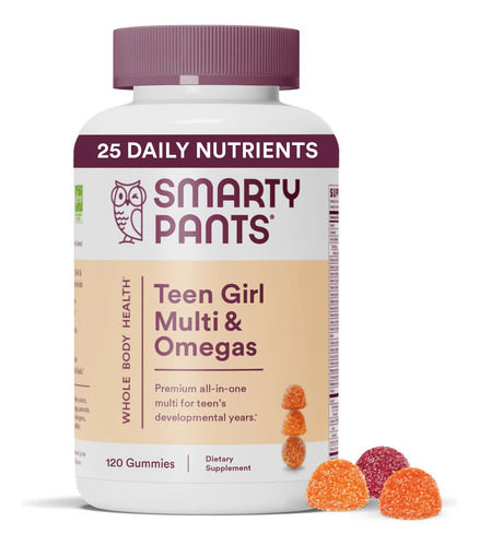 Suplemento Smartypants Teen Girl Formula 120 Gummies