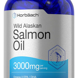 Suplemento Wild Alaskan Óleo De Peixe Salmão 180 Cápsulas