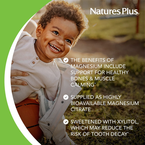Suplemento Naturesplus Animal Parade Magkidz Magnesium 90 Ta - Imagem 4