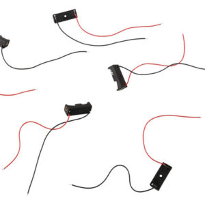 50 Unidades De Bateria 23a/a23 (12v), Suporte De Clipe, Caix