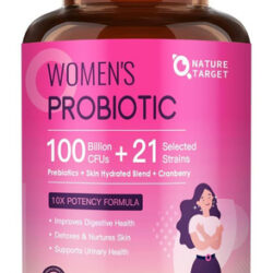 Probióticos Para A Saúde Digestiva Feminina Com 100 Bilhões