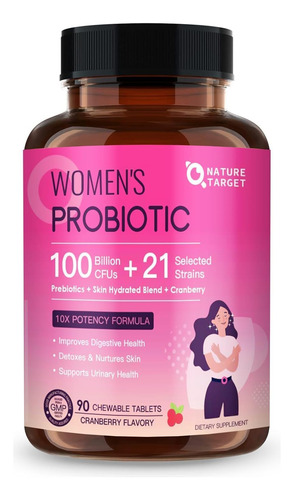 Probióticos Para A Saúde Digestiva Feminina Com 100 Bilhões