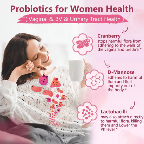 Probióticos Para A Saúde Digestiva Feminina Com 100 Bilhões - Imagem 4