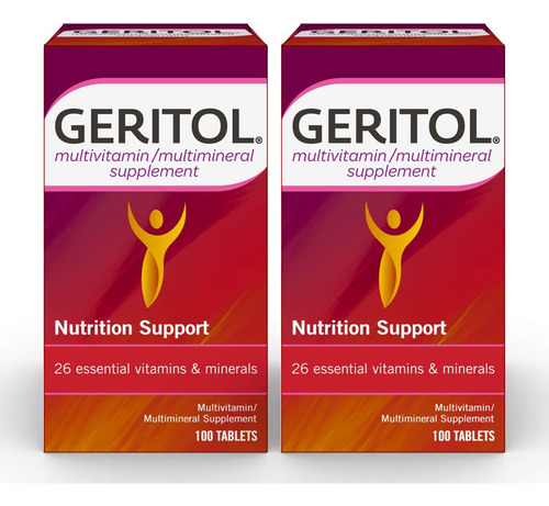 Suplemento Geritol Multivitamínico Nutricional 100 Tab