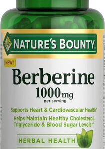 Natures Bounty 1000mg Berberine Herbal Health Capsules Apoia