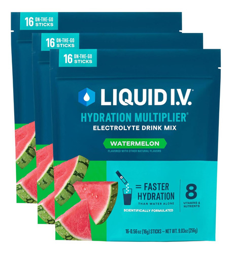 Liquid I.v.® Hydration Multiplier® - Melancia - Pacotes De P