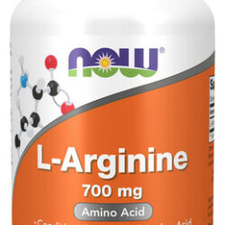L-arginina 700 Mg 180 Cápsulas Vegetais Da Now Foods