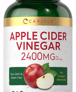 Suplemento Cápsulas De Vinagre De Maçã Carlyle 2400 Mg 240 C