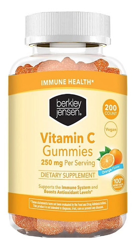 Vitamina C 250 Mg Berkley Jensen 200 Gomas - Imagem 2