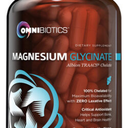 Suplemento De Glicinato De Magnésio Omnibiotics 200 Mg 120 C
