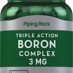 Suplemento Piping Rock Boron 3 Mg 300 Comprimidos De Ação Tr