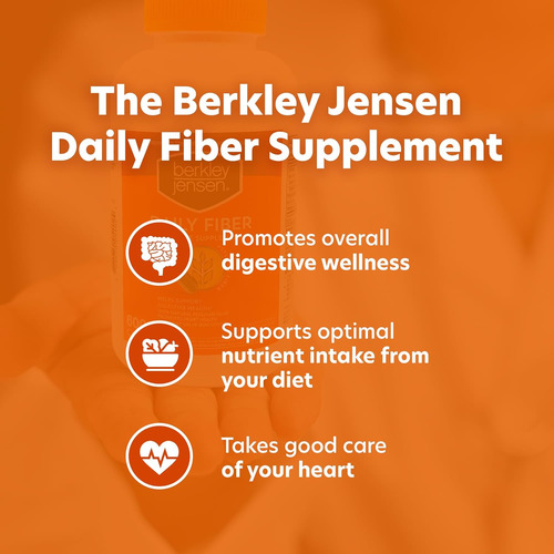 Suplemento Diário De Fibra Berkley Jensen 600 Cápsulas - Imagem 9