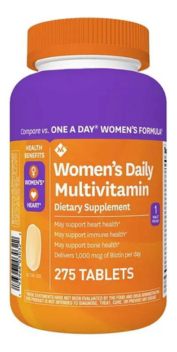 Multivitamínico Womens Members Mark 275 Comprimidos - Imagem 5