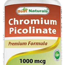 Best Naturals Picolinato De Cromo 1000mcg 240 Comprimidos
