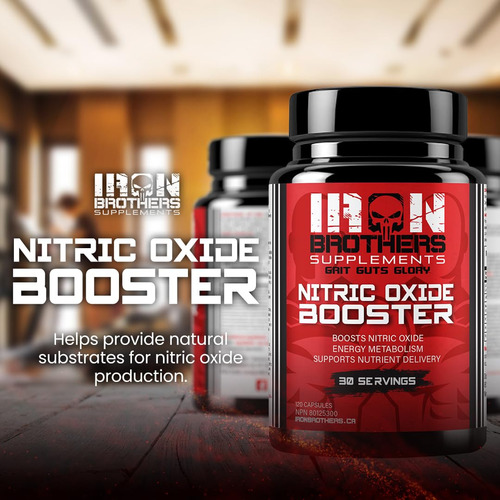 Suplemento Iron Brothers Nitric Oxide Booster, Fornecimento - Imagem 8