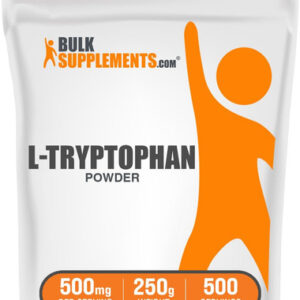 Suplemento Bulksupplements.com L-triptofano Em Pó 250g