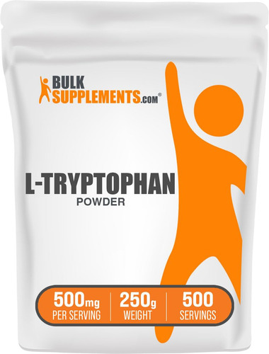 Suplemento Bulksupplements.com L-triptofano Em Pó 250g