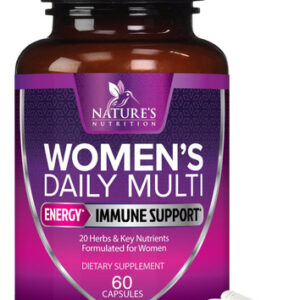 Multivitamínico Nature&quots Nutrition Women Daily 60 Cápsulas
