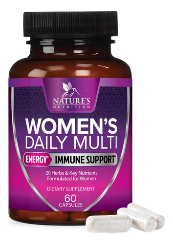 Multivitamínico Nature"s Nutrition Women Daily 60 Cápsulas