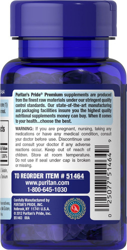 Puritans Pride Biotina 10000mcg 100 Cápsulas Gelatinosas - Imagem 4