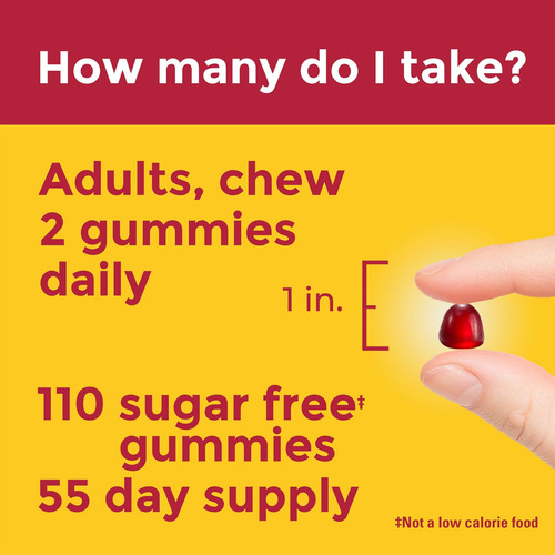 Nature Made Zero Sugar Energy Vitamina B12 Gomas 1000 Mcg Po - Imagem 4