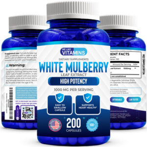 Suplemento We Like Vitamins White Mulberry 1000mg 200 Capsul